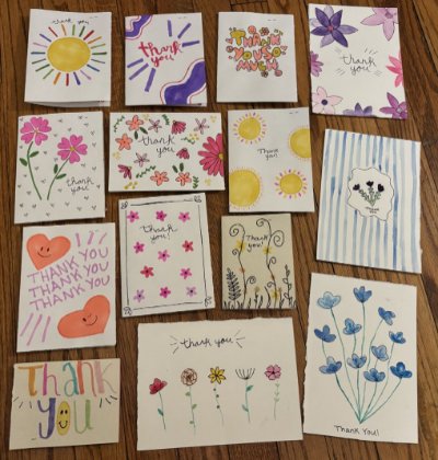 CAB Thank you cards